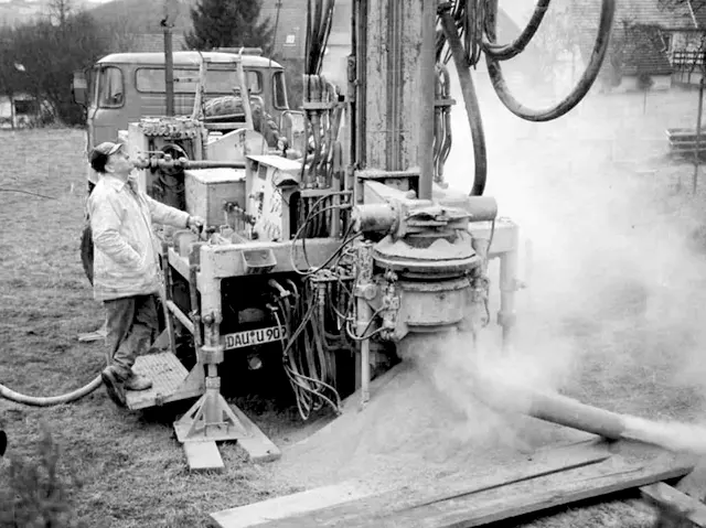 Geschichte: Foto einer Baustelle